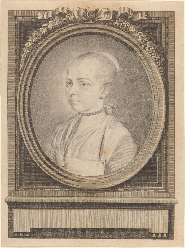 Portrait of a Girl. Creator: Adrian Zingg.