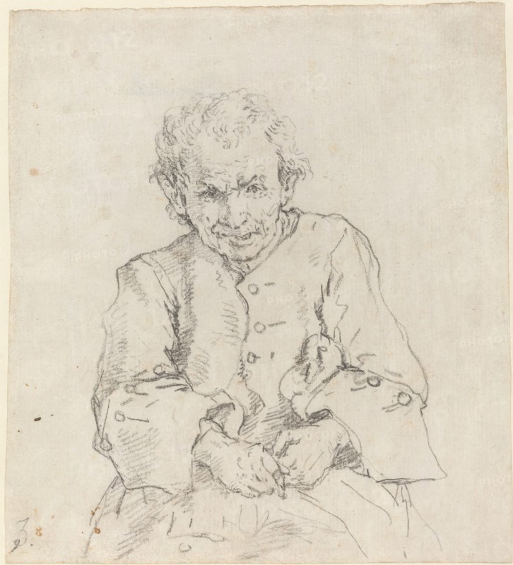 Seated Peasant. Creator: Francesco Zuccarelli.