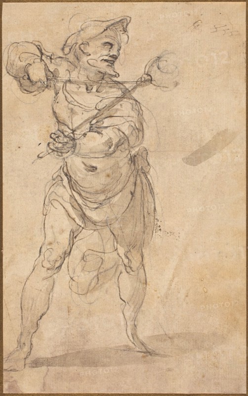 A Tormentor With Tongs. Creator: Zuccaro, Taddeo, follower of.