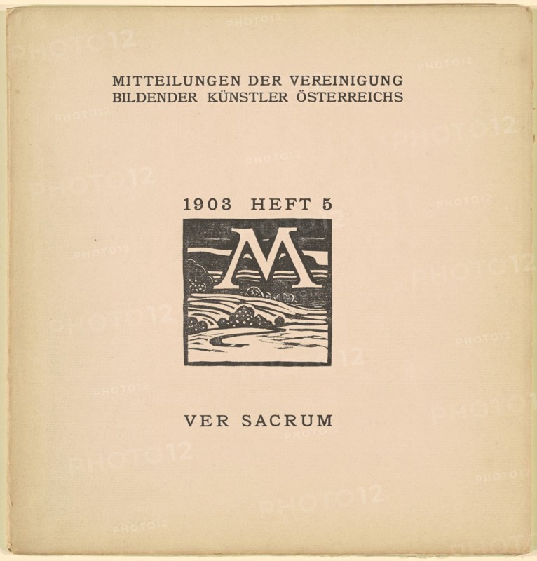Ver Sacrum [6th year, issue 5, March 1903], 1903. Creator: Karl L.H. Müller.