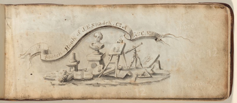 J.E. Shadek Sketchbook, 1861/1862. Creator: J.E. Shadek.