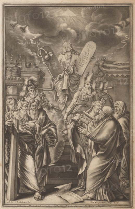 Biblia Ectypa (Pictorial Bible), 1695. Creators: Johann Christoph Weigel, Elias Christoph Heiss, Johann Jakob von Sandrart.
