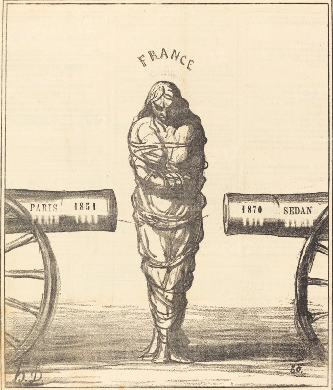Histoire d'un règne, 1870. Creator: Honore Daumier.