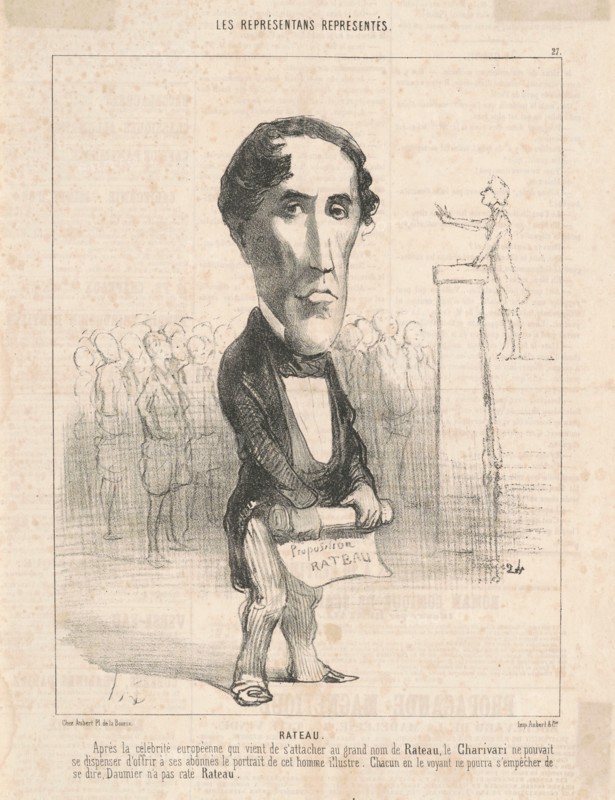 P. Lamotte Rateau, 19th century. Creator: Honore Daumier.