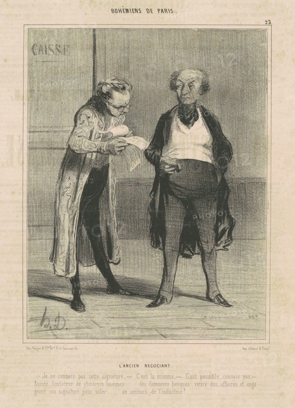 L'ancien négociant, 19th century. Creator: Honore Daumier.