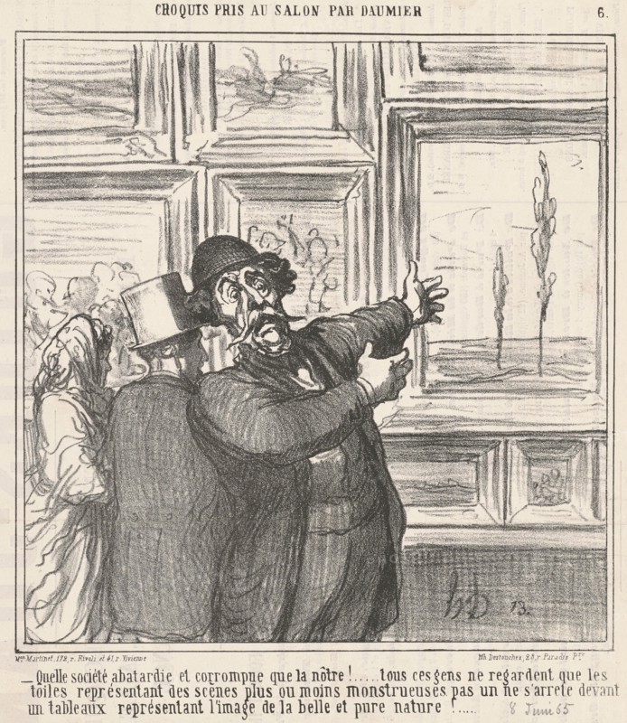 Quelle société abatardie et corrompue que la notre!..., 19th century.  Creator: Honore Daumier.
