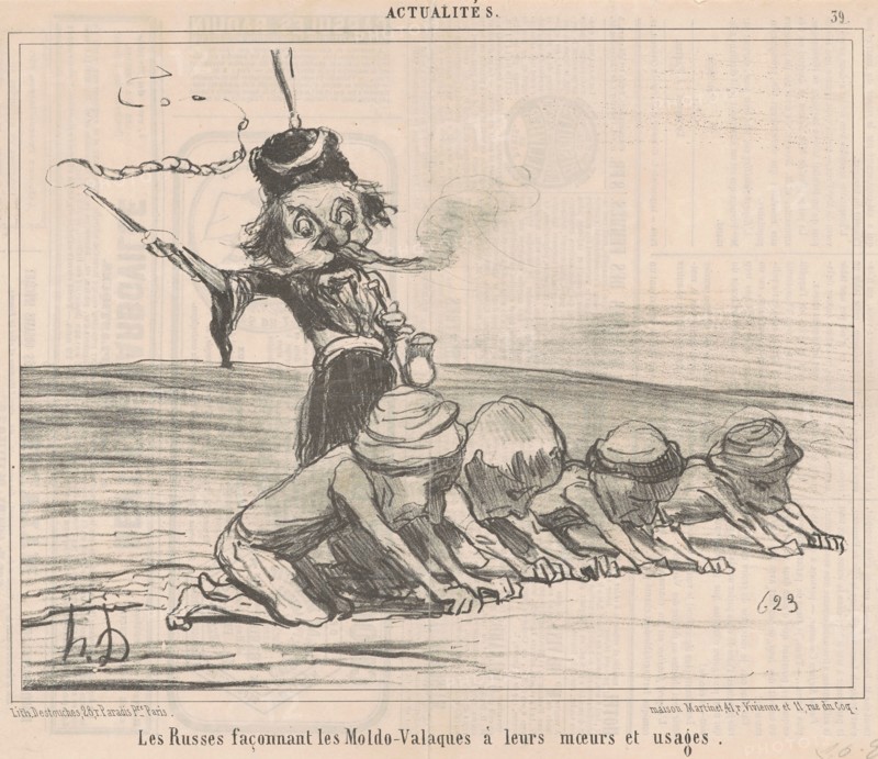 Les facconnant les Moldo-Valaques ..., 19th century. Creator: Honore Daumier.