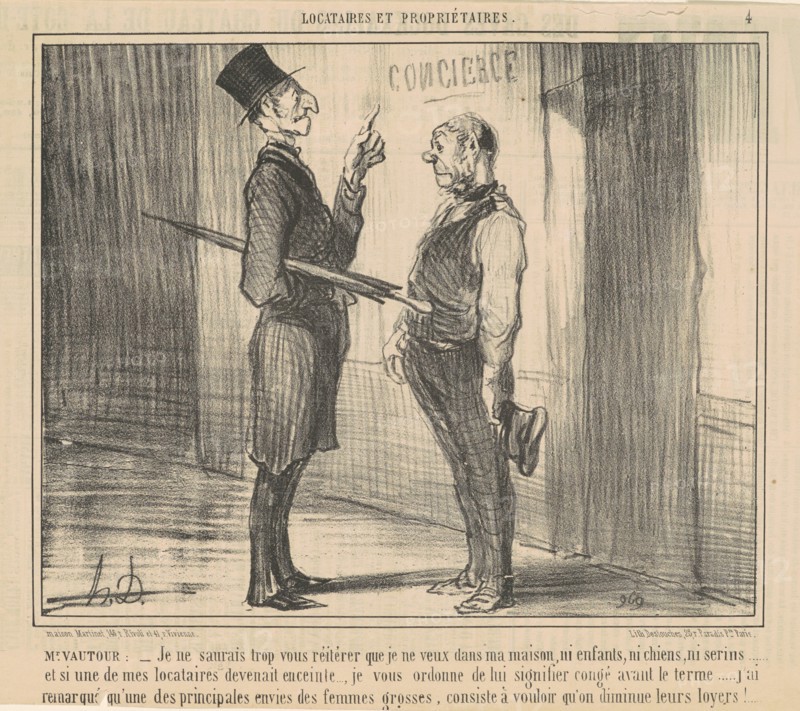 M. Vautour: Je ne saurais trop ..., 19th century. Creator: Honore Daumier.