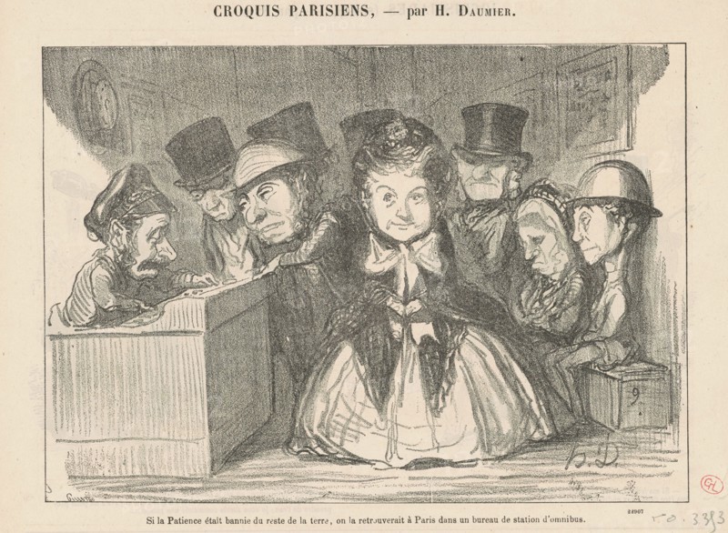 Si la patience était bannie du reste ..., 19th century. Creator: Honore Daumier.
