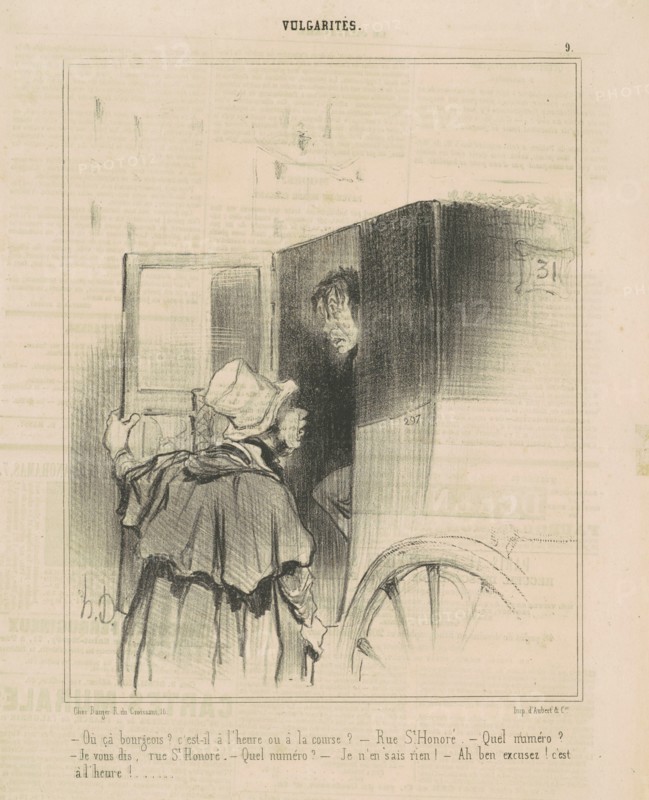 Ou ça bourgeois? C'est-il a l'heure ou ..., 19th century. Creator: Honore Daumier.