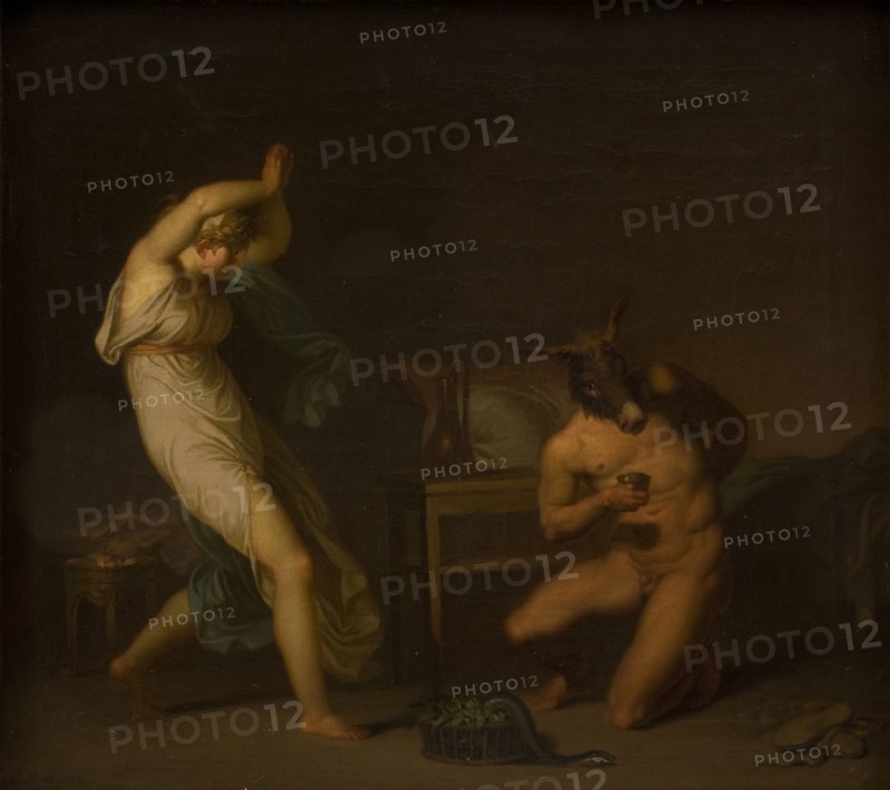 Fotis sees her Lover Lucius Transformed into an Ass, 1809. Creator: Nicolai Abraham Abildgaard.