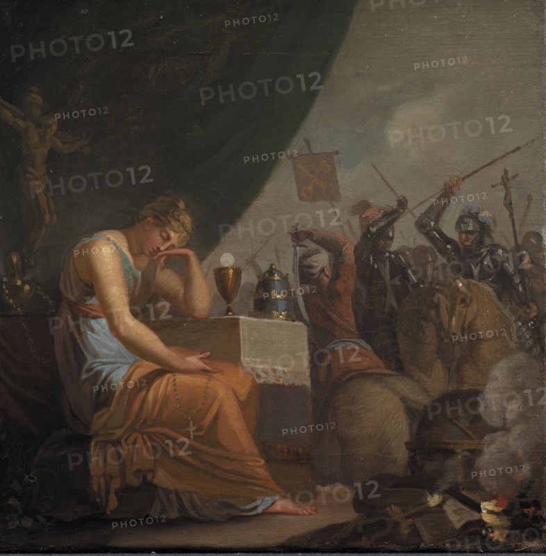 Hierarchy at its Peak at the time of the Crusades, 1784. Creator: Nicolai Abraham Abildgaard.