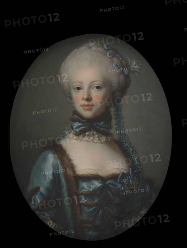 Portrait of Countess Eleonora Agnes Scheel, neé Raben, 1768. Creator: Peder Als.