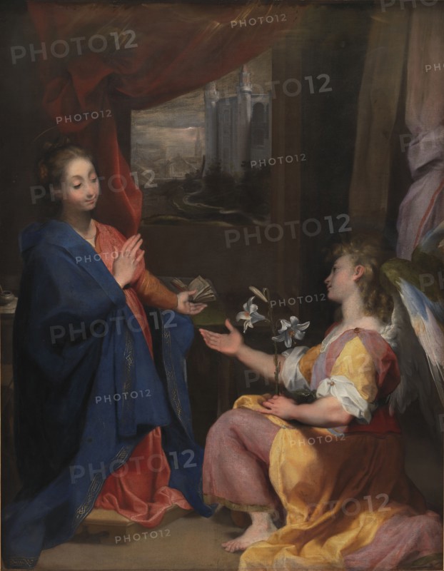 The Annunciation, 1550-1612. Creator: Federico Barocci.