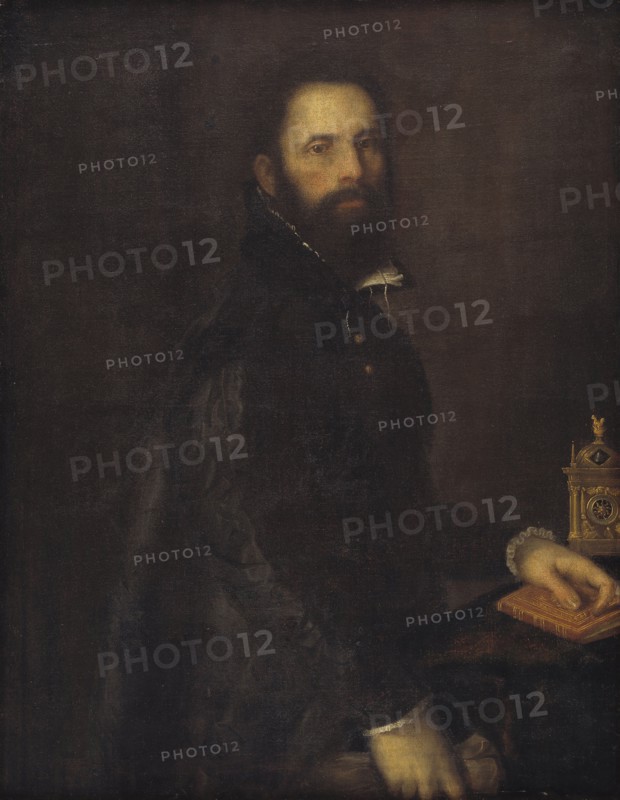 Portrait of Antonio Galli, 1550-1612. Creators: Federico Barocci  , Titian.