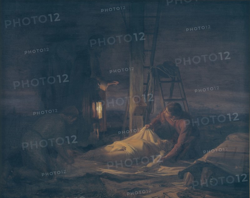 Descent from the Cross, 1886. Creator: Carl Bloch.