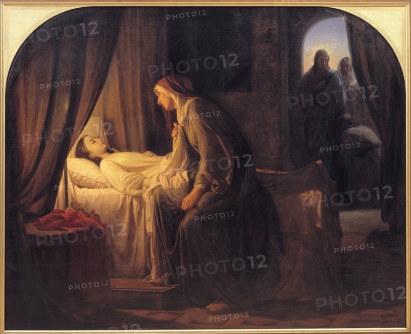 The Daughter of Jairus, 1863. Creator: Carl Bloch.