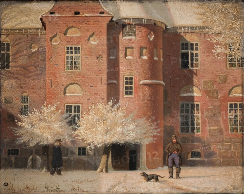 The Manor of Krabbesholm in Jutland, 1839-1907. Creator: Christen Dalsgaard.