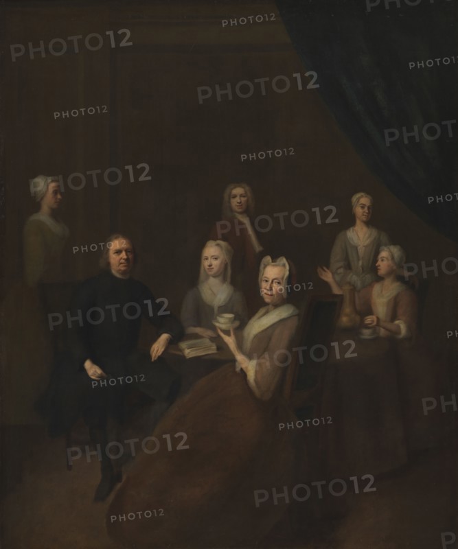 The Artist's Parents-in-Law and some of their Children, 1700-1749. Creator: Balthasar Denner.