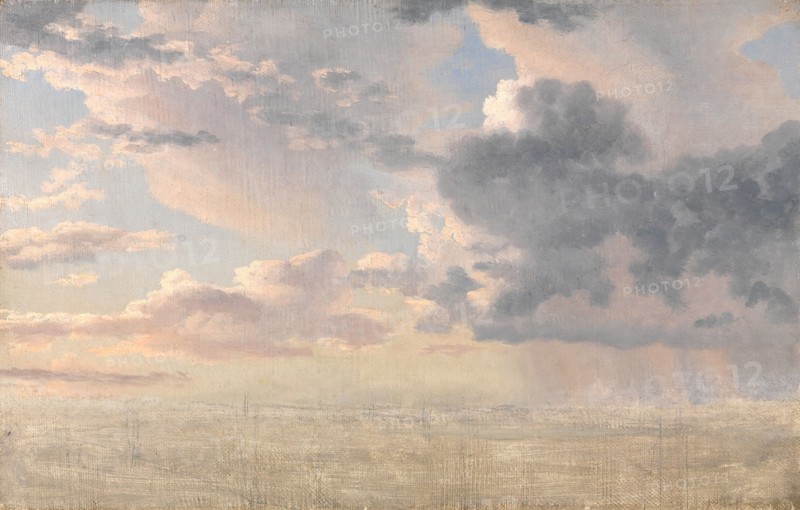 Study of Clouds over the Sound, 1826. Creator: CW Eckersberg.