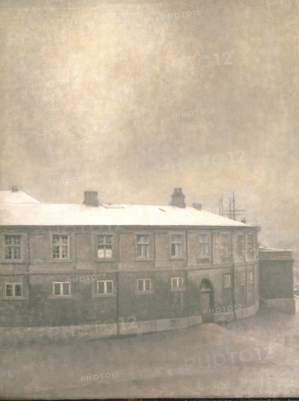A Wing of Christiansborg Palace;From the Old Christiansborg Palace, Copenhagen, 1907. Creator: Vilhelm Hammershøi.