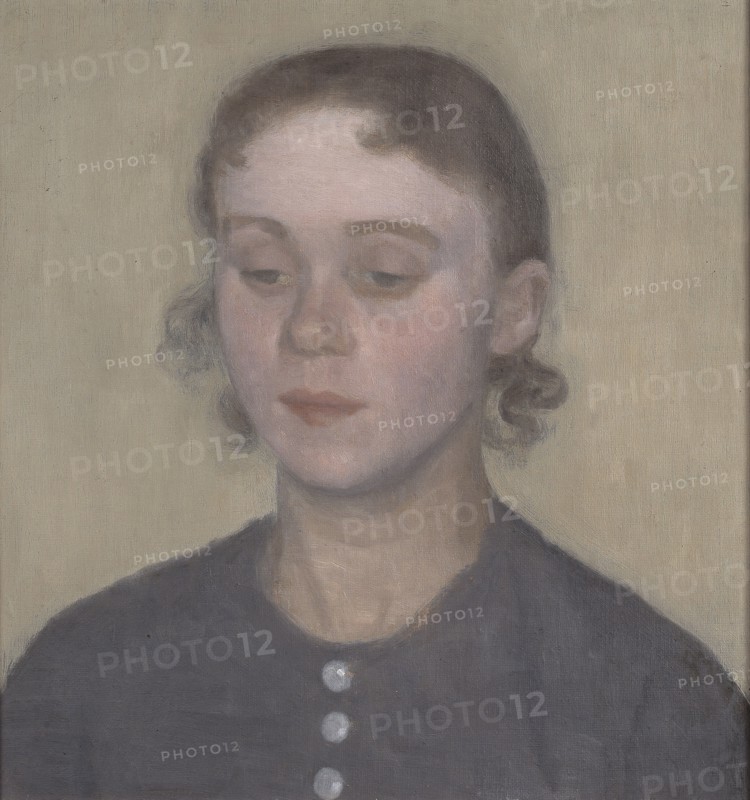 The Artist's Wife, Ida Hammershoi, née Ilsted, 1894. Creator: Vilhelm Hammershøi.