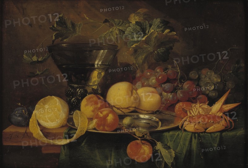Still Life with a Roemer, 1652. Creator: Jan Davidsz de Heem.