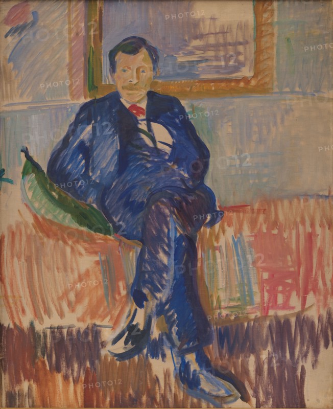 Portrait of the Painter Karl Schou, 1909-1913. Creator: Karl Isakson.