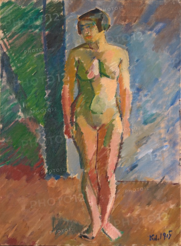 Standing Model, 1915. Creator: Karl Isakson.