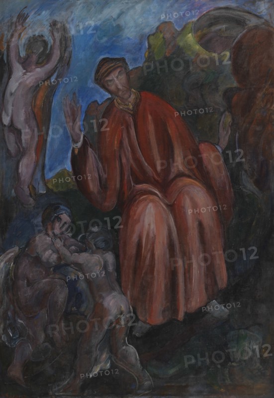Dante. Prophets, Opus I, 1912. Creator: Jens Adolf Emil Jerichau.