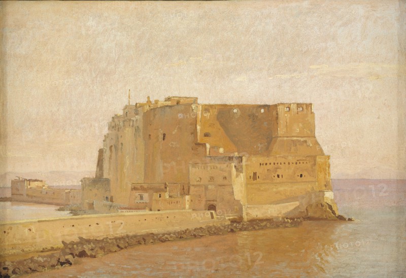 Castel dell'Ovo in Naples, 1839-1840. Creator: Christen Købke.
