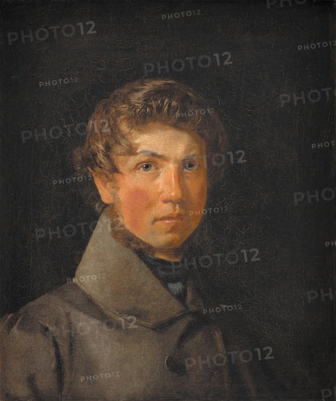 Self-Portrait, 1831-1834. Creator: Christen Købke.