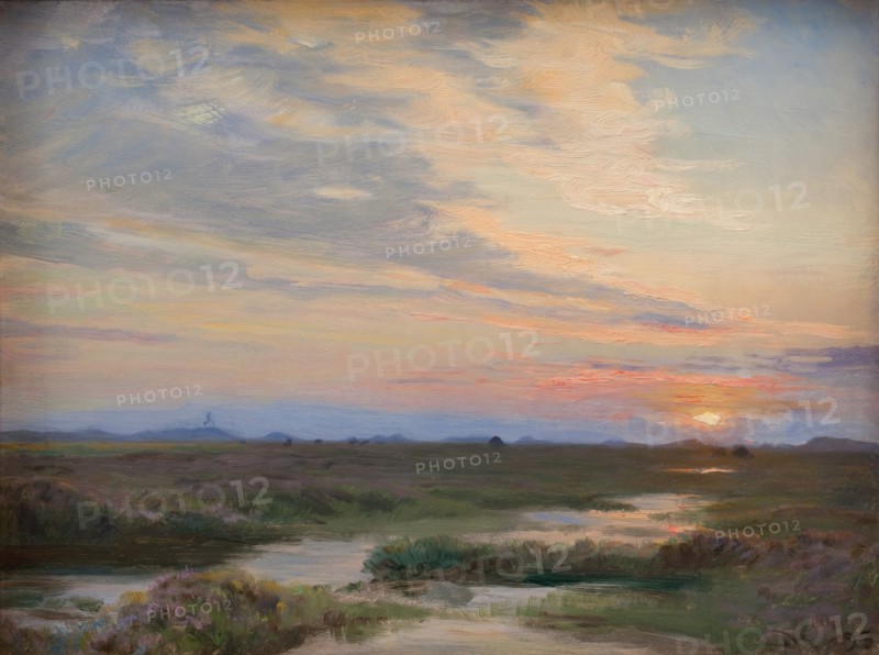 Evening at Skagen, 1893. Creator: Peder Severin Kroyer.