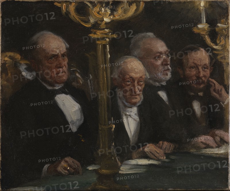 Portrait Group, 1896. Creator: Peder Severin Kroyer.