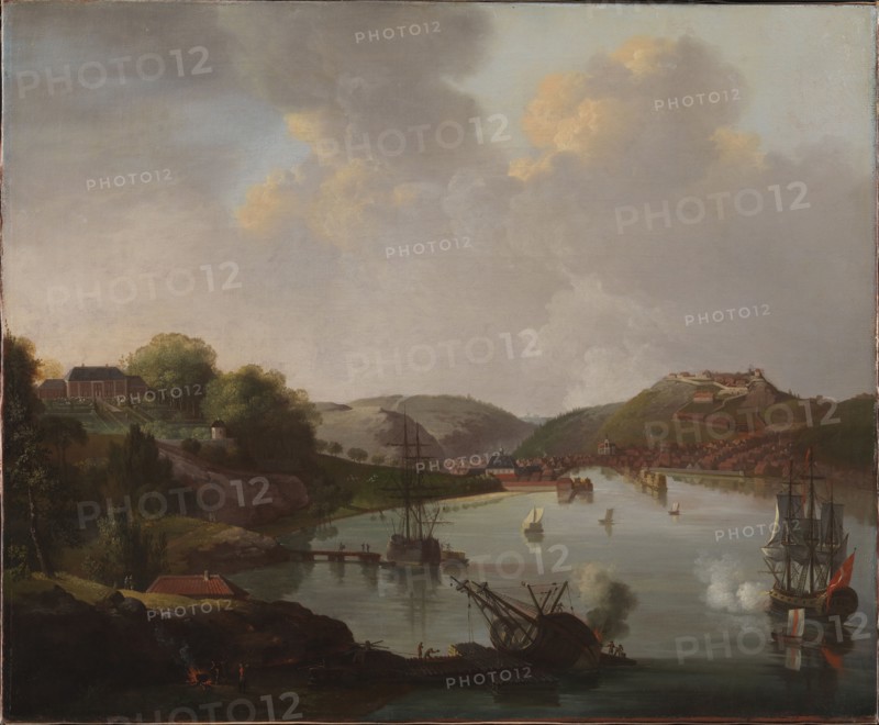 View of Frederikshald, Norway, 1790-1799. Creator: Christian August Lorentzen.