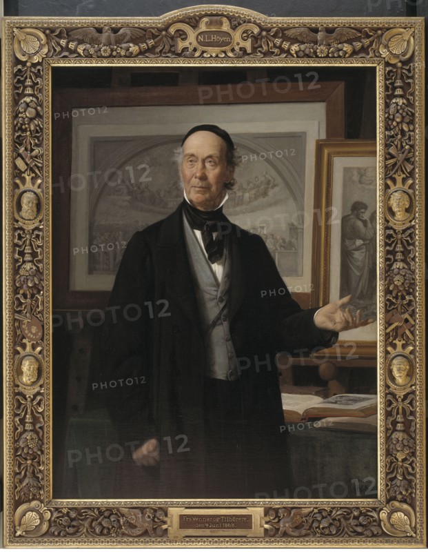 The Art Historian Niels Lauritz Hoyen, 1868. Creator: Wilhelm Marstrand.