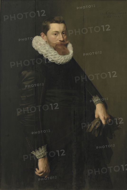 Portrait of a Gentleman, 1621. Creators: Nicolaes Eliasz Pickenoy, Michiel van Mierevelt.