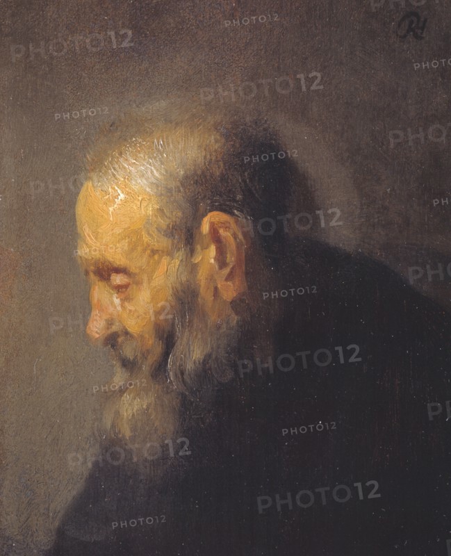 Study of an Old Man in Profile, 1628-1632. Creator: Rembrandt Harmensz van Rijn.