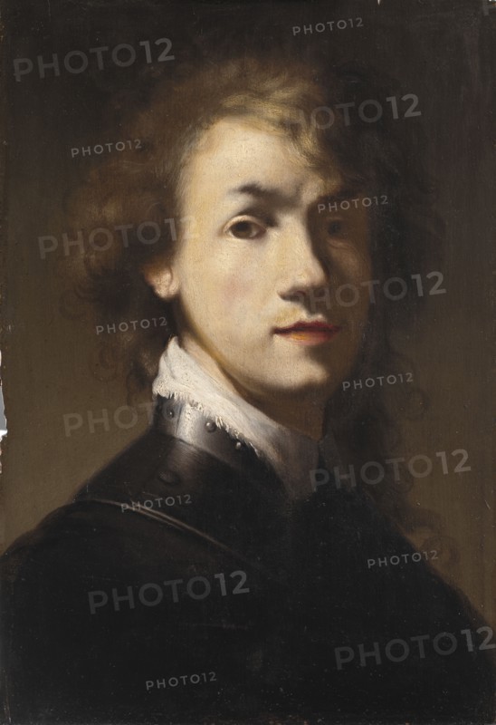 Portrait of Rembrandt with Gorget, 1629-1729. Creator: Workshop of Rembrandt.