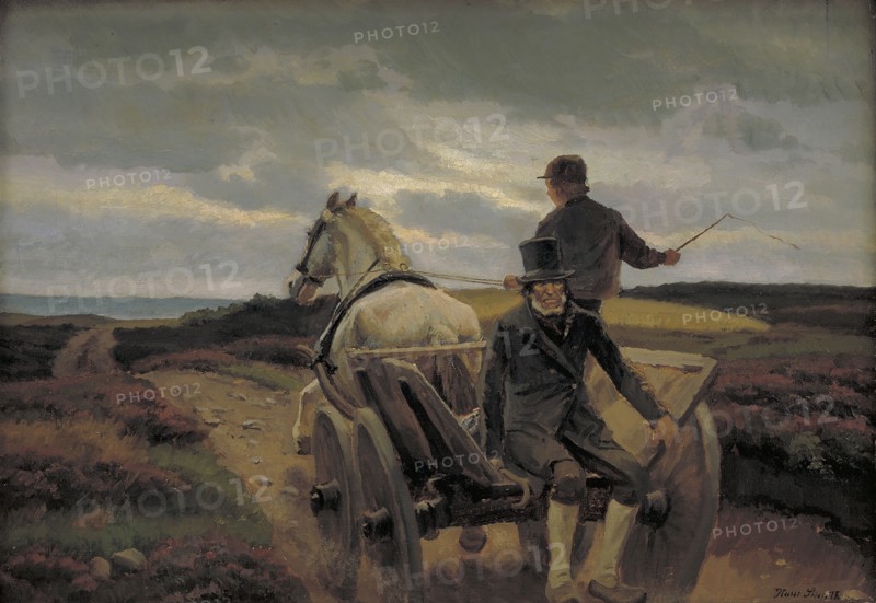 Driving Home, 1893-1896. Creator: Hans Smidth.
