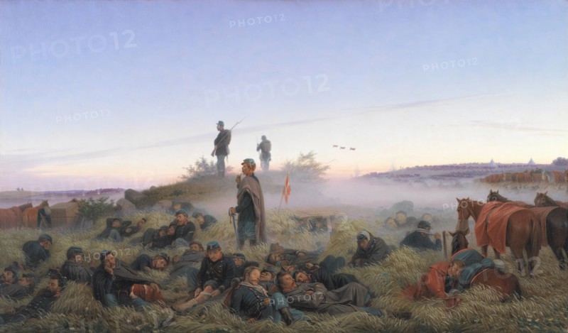 The Morning After the Battle of Isted 25 July 1850, 1876. Creator: Jorgen Sonne.