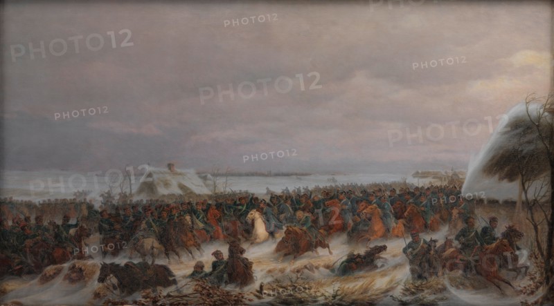 The Skirmish at Vorbasse February the 29th, 1864, 1877. Creator: Jorgen Sonne.