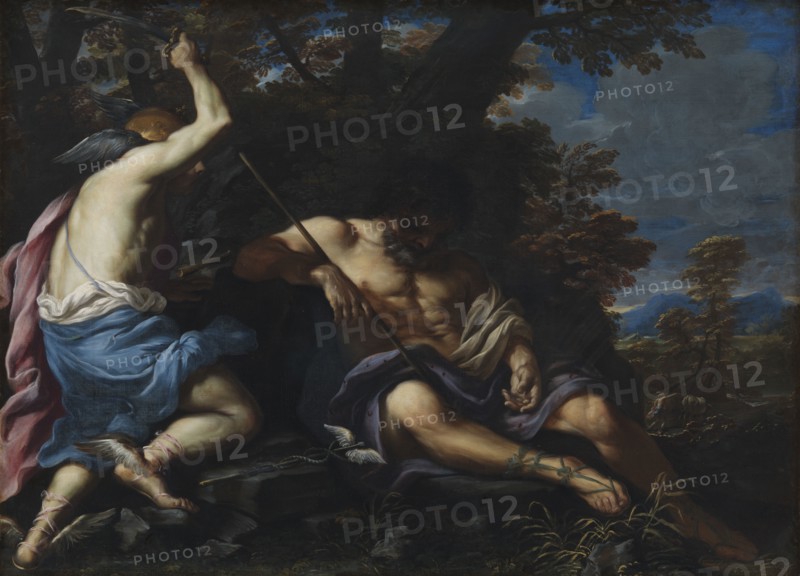 Mercury Killing Argus, 1651-1706. Creator: Girolamo Troppa.