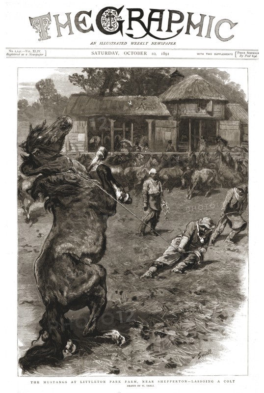 ''The Graphic, Front Cover Saturday, October 10, 1891', 1891. Creator: Unknown.