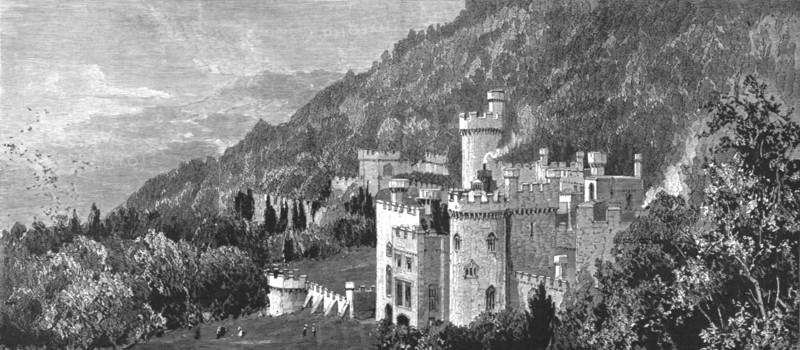 'The Church Congress at Ryhl, North Wales and Views in the Neighbourhood; Gwrych Castle...', 1891. Creator: Unknown.