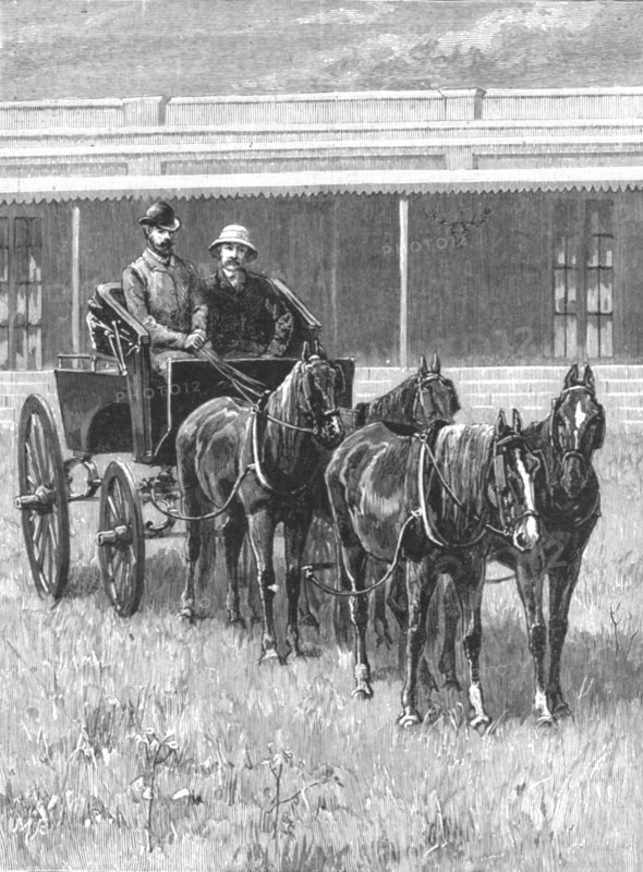 'Sketches of Life on an Estancia in the Argentine Republic; Starting for a Drive over the...', 1891. Creator: Unknown.
