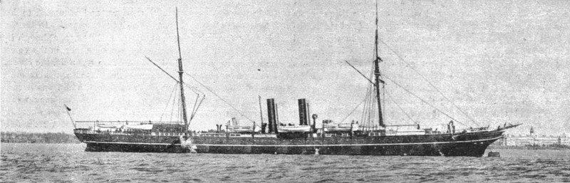 'The Royal Mail Steamer," Moselle," which struck on a reef near Colon and became a Total..., 1891. Creator: Unknown.