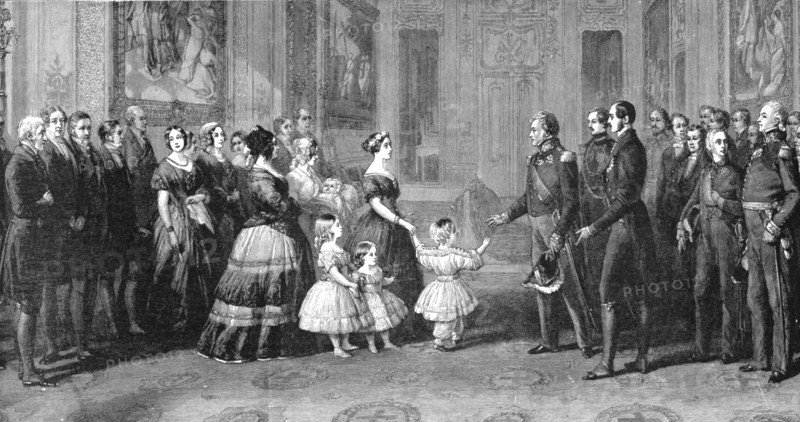 'H.R.H. The Prince of Wales, at Her Majesty's Reception of King Louis Philippe in Windsor..., 1844. Creator: Franz Xaver Winterhalter.