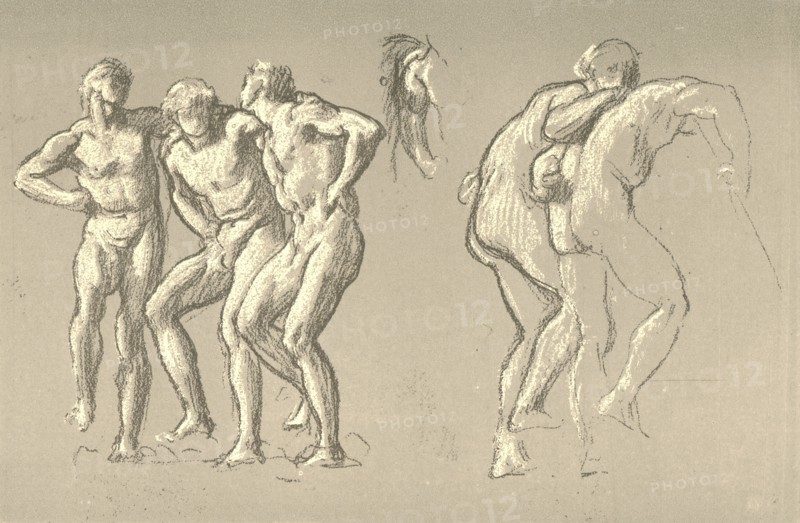 'Study for a Vintage'. A Fac-Simile of Original Drawings by Sir Frederick Leighton, P.R.A.', c1880-3 Creator: Frederic Leighton.