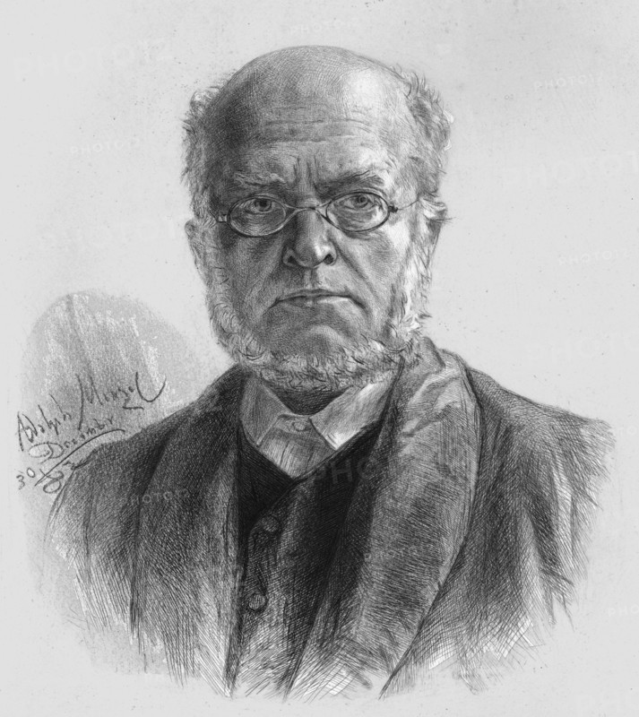 'Adolf Friedrich Erdmann Menzel', c1880-83. Creator: A Gilbert.